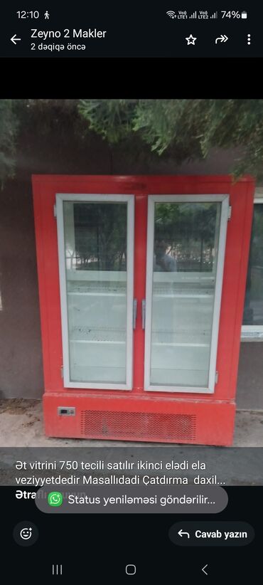 xacmaz soyuducu: Ət vitrini 750 tecili satılır ikinci elədi ela veziyyetdedir