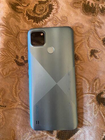 Realme C21, rəng - Boz, Barmaq izi