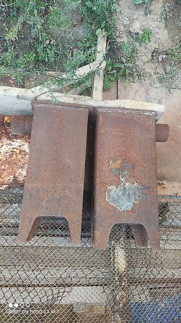 Metalkonstruksiya üçün ağır döküm dayaqlar (2 ədəd) - Material: qalın