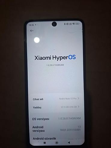 ayfon 14 pro maks: Redmi Note 12 Pro, 256 GB, rəng - Göy — 1