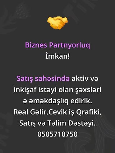 satici teleb: Satış meneceri tələb olunur, Tələbələr, İstənilən yaş, Təcrübəsiz — 6