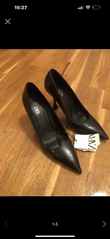 zara paltar: Tuflilər, Zara, Ölçü: 38, rəng - Qara, Yeni — 2