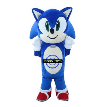 gencede ozel sirketler: Sonic Mascot Geyim. Komplekt satış üçün nəzərdə tutulub. (Komplektə