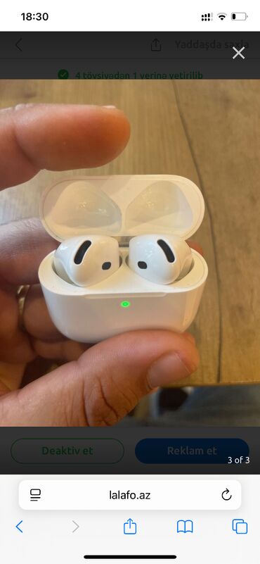 Другая аудиотехника: Новый Беспроводные (Bluetooth) Наушники, Apple, цвет - Белый