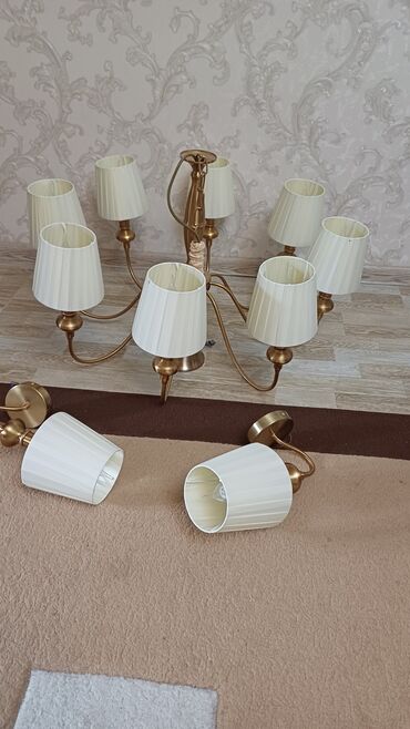 Saturn: Çılçıraq, 10 və daha çox lampa, Metal