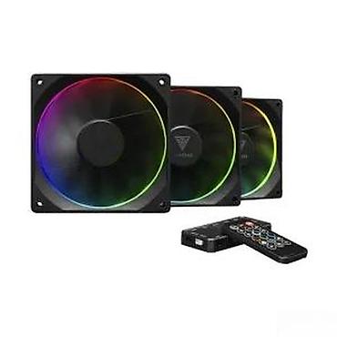 Rashladni sistemi: GAMDIAS 120 mm ARGB set ventilatora za kućište računara - Set od 3 — 5
