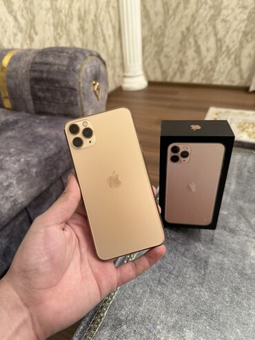 Apple iPhone: IPhone 11 Pro Max, 256 GB, Qızılı, Simsiz şarj — 17