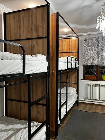 Хостелы: 🏠 Хостел у Ошского базара — 500 сом/ночь Чистые новые двухъярусные — 3