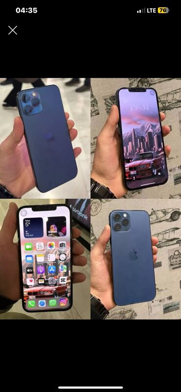 iphone 13 pro max dubayski qiymeti: IPhone 12 Pro Max, 256 GB, Midnight, Barmaq izi, Face ID