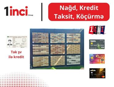 islenmis kafel: KREDİT-lə, nağd həmçinin taksit kartları ( BİRKART, TAMKART, BOLKART)