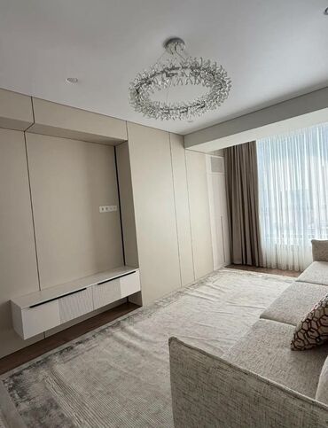 дом аренда токмок: 2 комнаты, 61 м², Элитка, 8 этаж, Дизайнерский ремонт