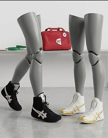 ремни стяжные: Борцовки и боксерские кеды Asics/Nike – высокие тренировочные модели — 2