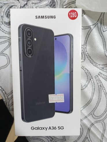 iphone arxa şüşə: Samsung Galaxy A36, 128 GB, rəng - Qara