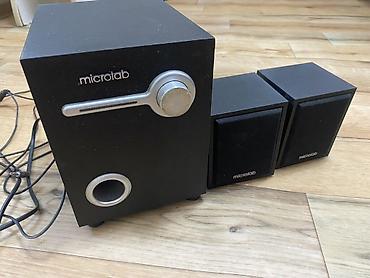 mac mini 4: Акустическая система Microlab M-109 (2.1) - Комплект: сабвуфер + две — 1