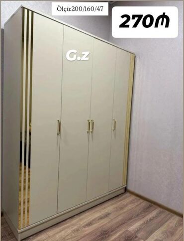 Dolablar: Yeni, Açılan, 3 qapılı Düz dolab, Qarderob, paltar dolabı, Azərbaycan — 2
