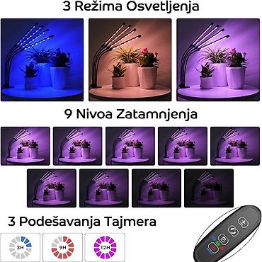 2500din LED Lampa za Rast Biljaka 🌱Nemate dovoljno prirodnog svetla za