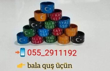 ağ pişik satışı: #Göyərçin #Tutuquşu #Bülbül #üzükləri 1) ən az sifariş 50ədəddi 2)