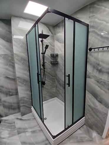 Duş kabinaları, arakəsmələr: Yeni Arakəsmə, Künc üçün, Ödənişli çatdırılma — 27