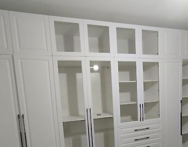 ofis dolabı: Künc dolab, Yataq otağı üçün, Qarderob, Açılan, Korpuslu, 4 qapılı — 7