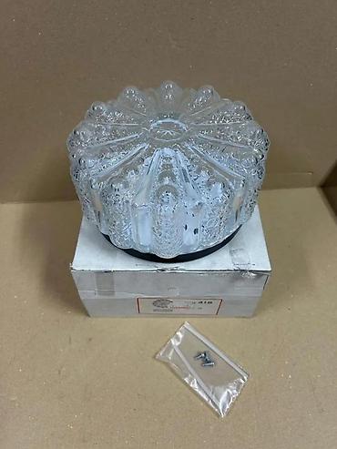 Stilske lampe: Stropna/zidna plafonjera sa staklenim difuzorom - Klasičan okrugli — 1