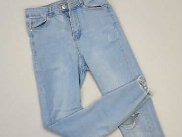 błękitne bluzki damskie: Jeans, S (EU 36), condition - Good