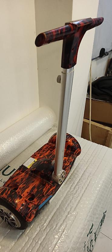 5: Elektrikli hoverboard (özünü-tarazlayan skuter) – alov naxışlı gövdə — 3