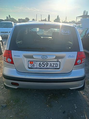 арзан матиз 1: Hyundai Getz: 2005 г., 1.3 л, Кол менен иштөөчү, Бензин, Хетчбек — 3