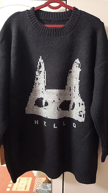 Свитера: Тёплые вязаные свитеры (несколько моделей), унисекс. 1) Черный свитер — 1