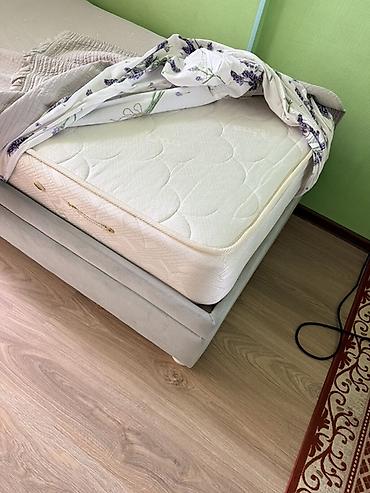 Односпальные кровати: Односпальная кровать, Б/у, С матрасом, длина - 185 см — 3