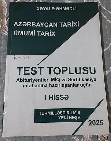 tar satılır: Məhsul: “Azərbaycan Tarixi – Ümumi Tarix” Test Toplusu (I və II hissə) — 1