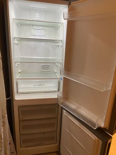 Duxovkalar: 2 qapılı Indesit Soyuducu Satılır, rəng - Boz