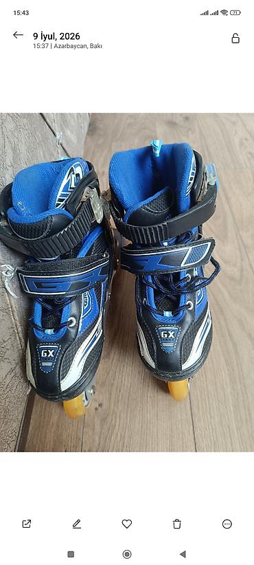 İdman və istirahət: GX brendi tənzimlənən inline konkislər - Növ: 4 təkərli inline — 2