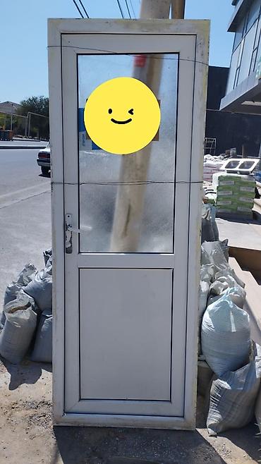 plastik qaplar: Plastik/profil giriş qapısı - Material: PVC/profil karkas, möhkəm — 1