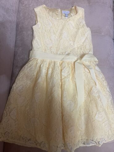 национальная платья для девочек: Детское платье, цвет - Бежевый