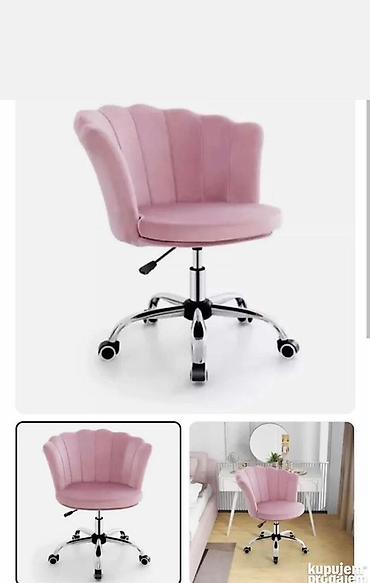ikea klizni ormari: ‼️Stolica Cvet sada u vise Boja ‼️Roza Bez Crna Braun Zelena i — 4