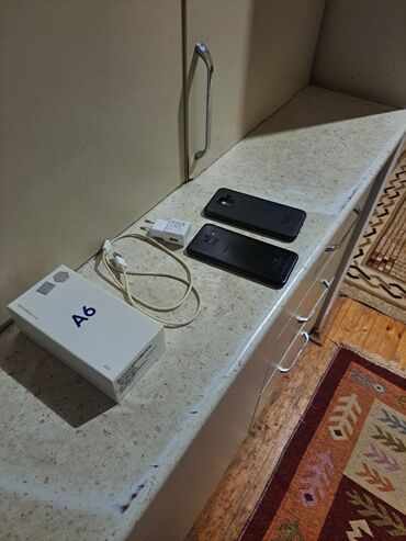 Samsung: Samsung Galaxy A6, 32 GB, rəng - Qara, Barmaq izi