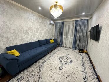 2 комнатная квартира в джале: 2 бөлмө, 52 кв. м, 106-серия жакшыртылган, 9 кабат, Дизайнердик ремонт