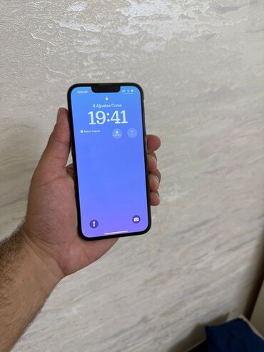 Apple iPhone: IPhone 13 Pro, 128 GB, Natural Titanium, Barmaq izi, Face ID