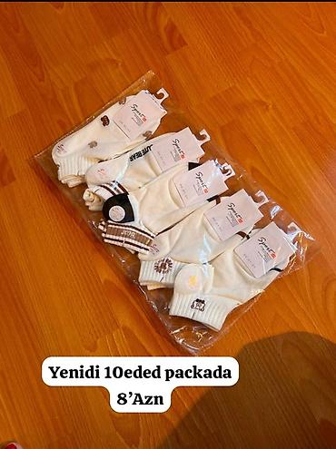 uzun corablar: Qısa corab dəsti 10eded. 8 azn. Unvan yeni yasamal. Catdirilma yalniz — 1