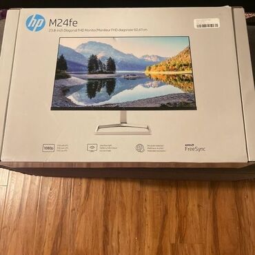 ov ucun: HP Monitor (HP 24fe) Monitor çox səliqəli istifadə edilib, estetik