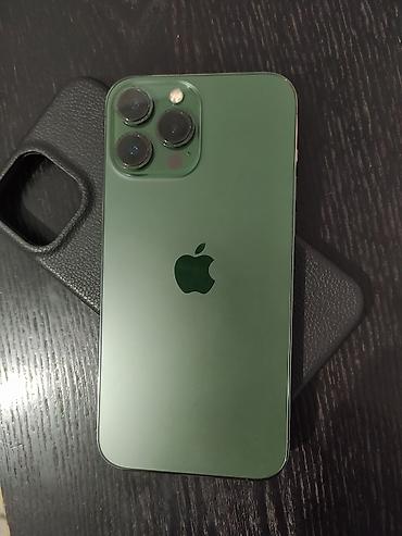 apple watch 9 цена в бишкеке: IPhone 13 Pro Max, Б/у, 128 ГБ, Alpine Green, Чехол, 87 % — 1