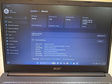 Acer: Acer Aspire 3 / i5-10210U / 8GB RAM / 238GB SSD / 2GB NVIDIA / — 6