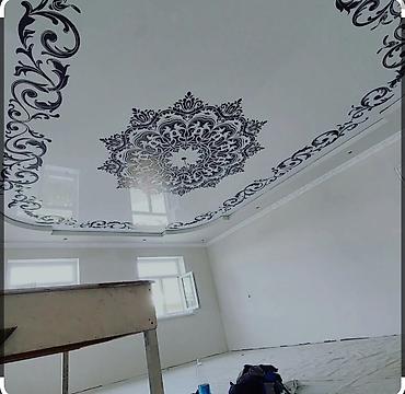 Натяжной потолок: Натяжной потолок Глянцевое, Матовое, 3D потолки Гарантия, Бесплатная консультация, Бесплатный замер — 7