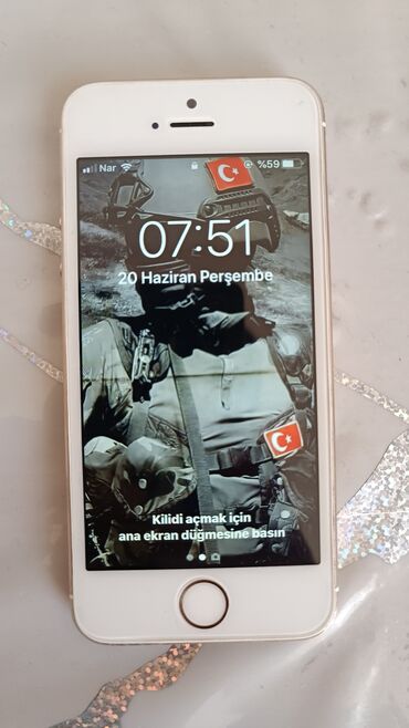 защитные пленки iphone: IPhone 5s, < 16 GB, Qızılı