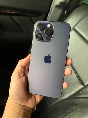 Apple iPhone: IPhone 14 Pro Max, 256 GB, Matte Space Gray, Zəmanət, Face ID, Sənədlərlə