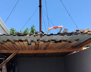 naveslər: Taxta və profnasta ilə hazırlanmış çardaq/örtük konstruksiyası - — 1