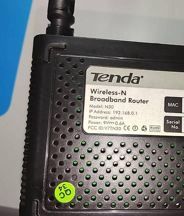 Модемы и сетевое оборудование: Беспроводной компактный WiFi роутер/точка доступа TENDA N30 Wireless-N — 3