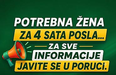 Ostali poslovi: Oglas za posao – angažovanje na pola radnog vremena Traži se žena za — 1