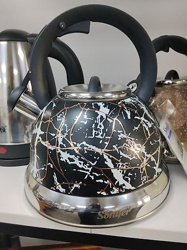 Чайник Sonifer SF-2516, 3.5 л - Материал: нержавеющая сталь