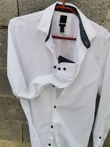 Košulje: Kao nova snežno bela muška košulja. Veličina 39/40. Slim fit — 23